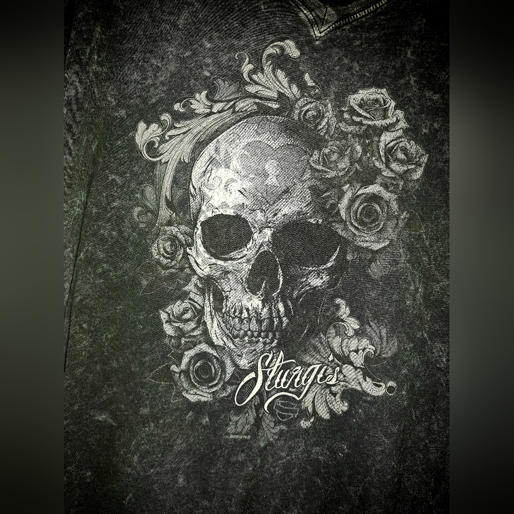 Harley Davidson women's Sturgis Rally cotton distressed gray tee size 3XL